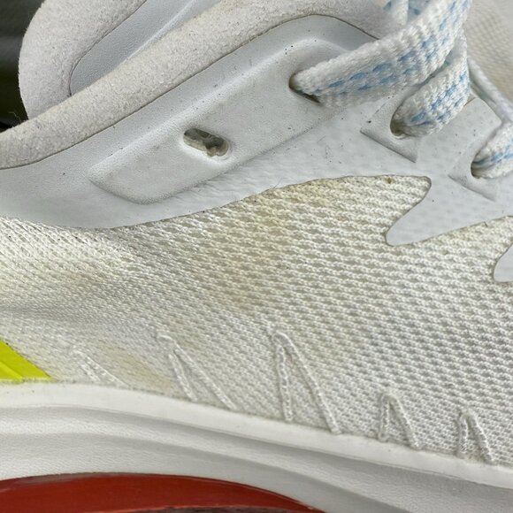 ✅Charly Vermilion Sneakers Women's Sz 7 Running Shoes White Orange Green *STAIN - Picture 8 of 12